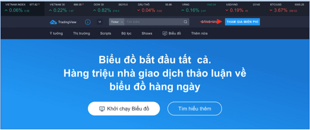 Chọn Tham gia miễn phí